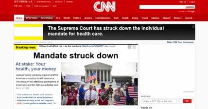 CNN Obamacare Mistake