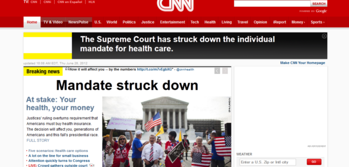 CNN Obamacare Mistake