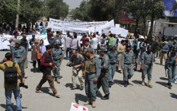 Women's Rights Protesters in Kabul, Afghanistan
