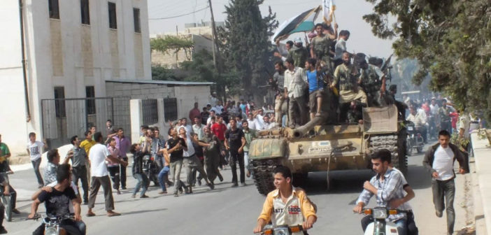 FSA rebels capture tank in Aleppo