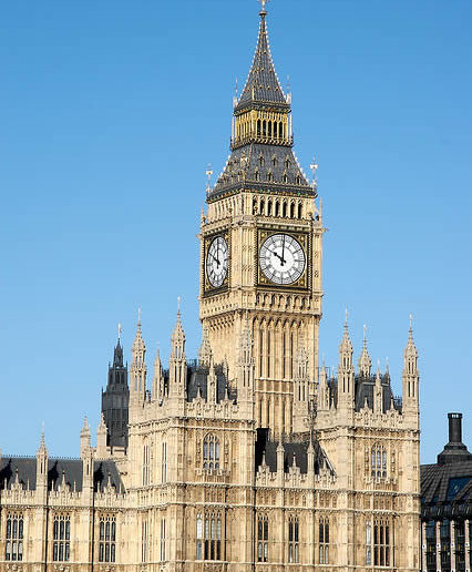 Clock Tower and Houses of Parliament, London