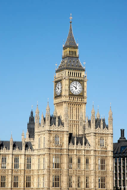 Clock Tower and Houses of Parliament, London