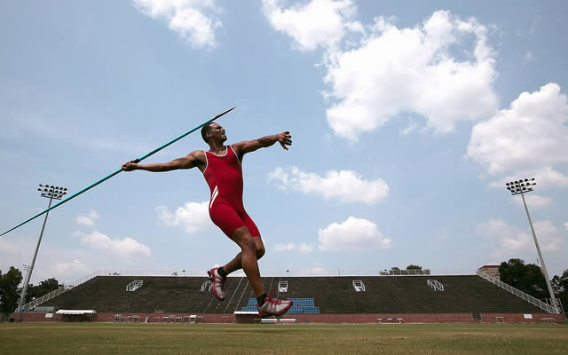 Physics puts a limit on how far you can throw a javelin