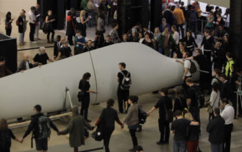 Liberate Tate delivering the wind turbine blade