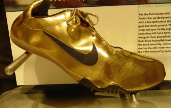 Michael Johnson's golden shoe