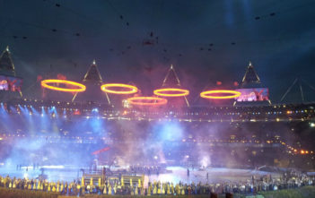 Olympic Rings at Opening Ceremony