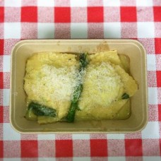 Ricotta ravioli with butter and sage from Pasta e Basta