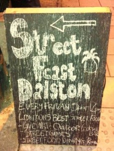 Street Feast: a happy find in Dalston