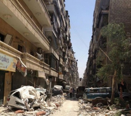 Destruction in Aleppo