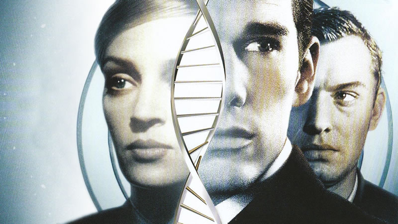 Artwork from the film Gattaca (1997) which describes a world driven by genomics