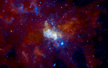The supermassive black hole at the center of the Milky Way galaxy