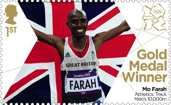 Mo Farah's Gold Stamp