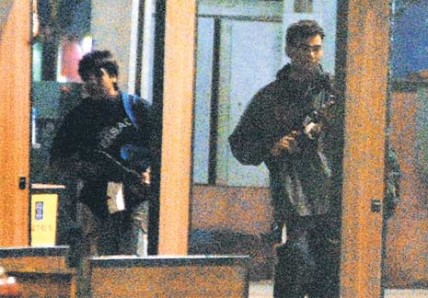 Two terrorists from the Mumbai attacks in 2008
