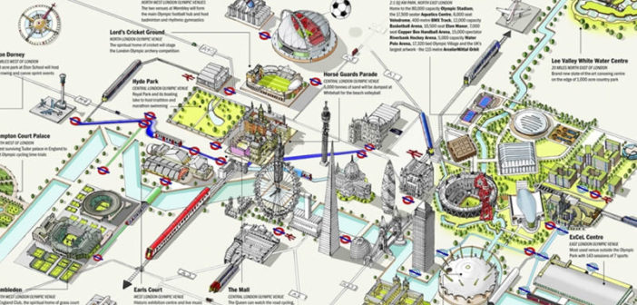 London Paralympics Venue Map
