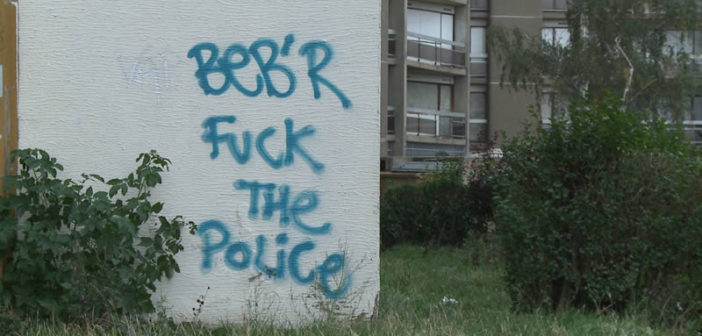 Graffiti in the Parisian suburbs