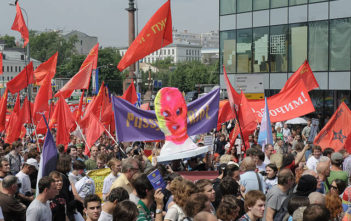 Protest in support of Pussy Riot