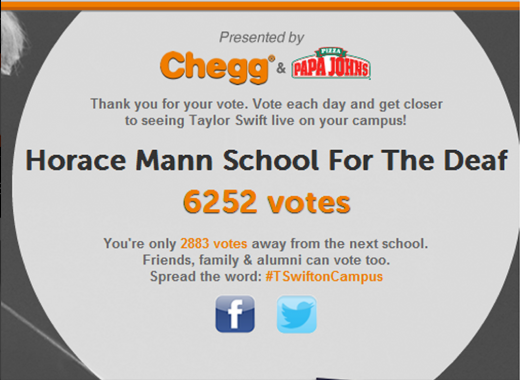 Taylor Swift: Sing on your Campus