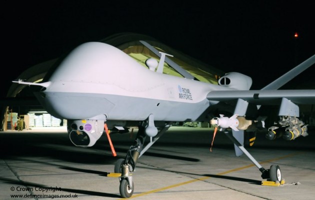 British Reaper Drone at Kandahar Airbase, Afghanistan