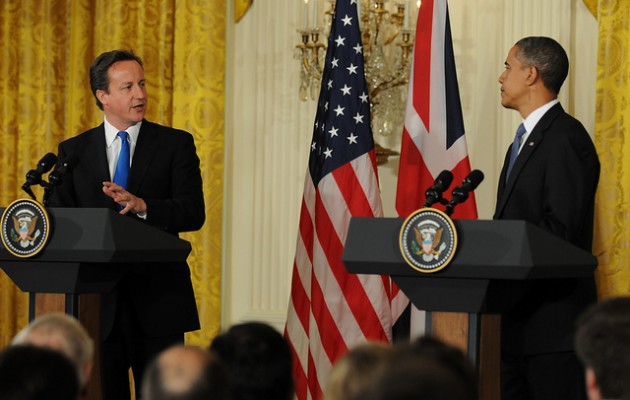 Prime Minister Cameron and President Obama at the White House