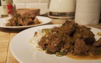 Lamb and plum curry
