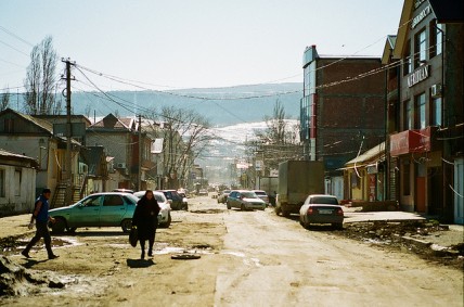 A street in Makhachkala, Dagestan's capital