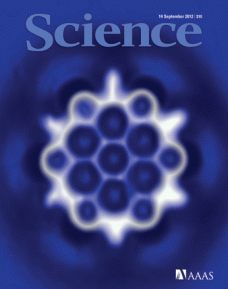 Science cover showing hexabenzocoronene molecule