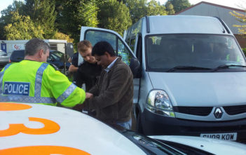 UK Border Angency taking people's details