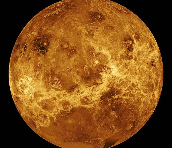 Global radar view of the surface of Venus