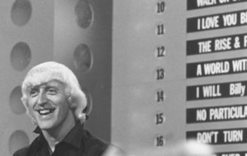 Jimmy Savile hosting Top of The Pops in 1964.