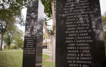 The Global War on Terror Monument at Fort Riley, US