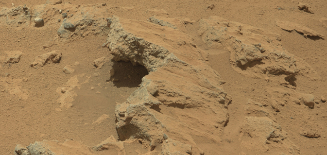 Ancient Streambed on Mars