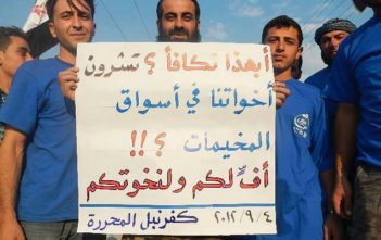 Is this is how we are being rewarded? By you buying our sisters from the refugees camps? Shame on you and on your sense of honour.