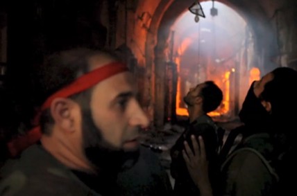 FSA fighters describe the attack on the old souk in Aleppo, Syria