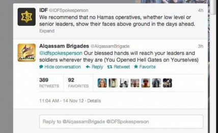 The Gaza conflict on twitter