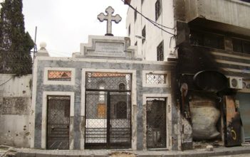 The Damage of (Um Al-Zennar) Saint Mary Church of the Holy Belt in Homs, Syria