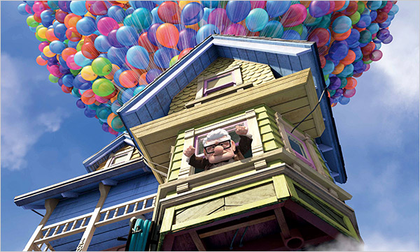 A still from the Disney/Pixar film Up (2009)