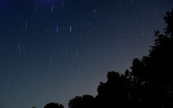 Extra-long exposure of the night stars
