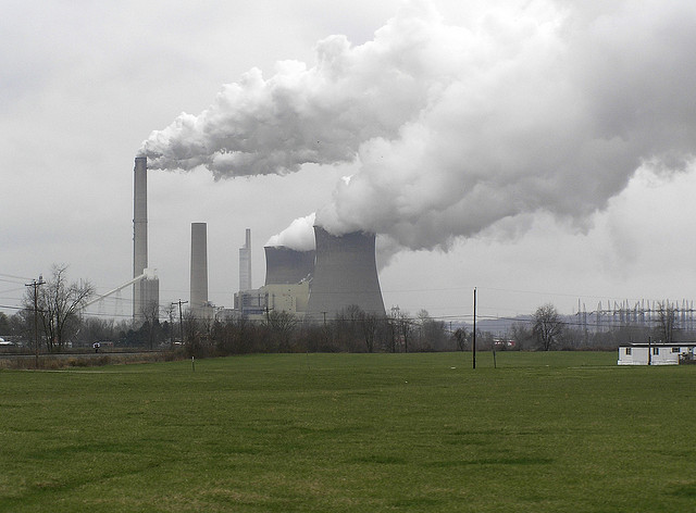 A coal-fired power plant