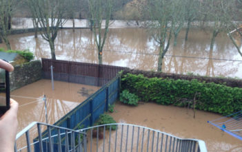 Floods in Brechin, Scotland