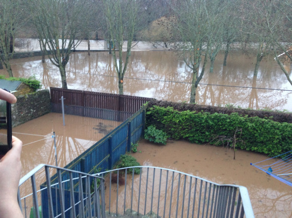 Floods in Brechin, Scotland