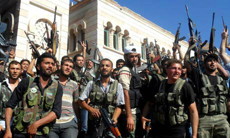 Free Syrian Army soldiers