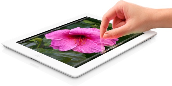 Pinch to zoom on the Apple iPad