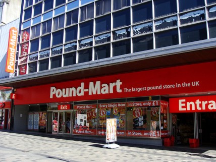 Pound-Mart on Sauchiehall Street, Glasgow