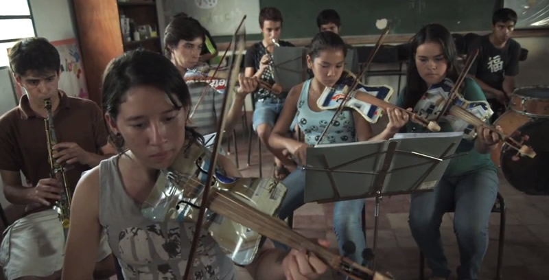 The Recycled Orchestra of Landfill Harmonic