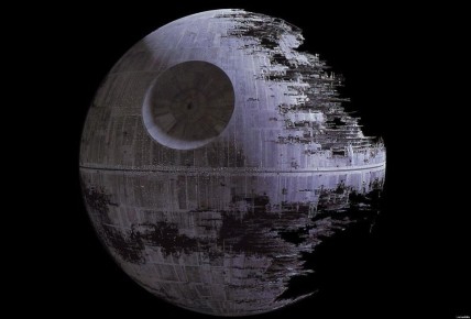The Death Star form Star Wars