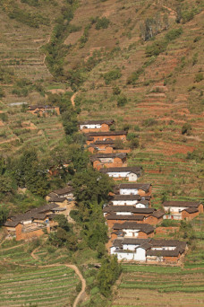 Farming community in the Jinsha Valley, Sichuan