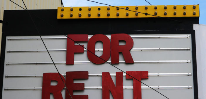 Rent sign