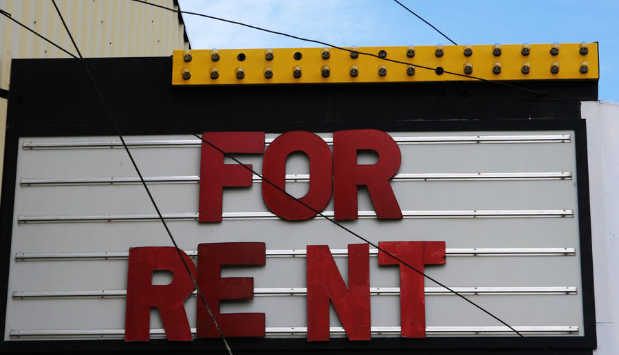 Rent sign