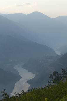 Jinshajiang, the upper reaches of the Yangtze River in Sichuan, China