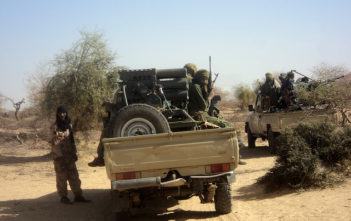 Touareg militants near Timbuktu, Mali